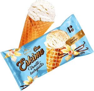 Onu Eskimo Ev 100 Vanilla Dairy Ice Cream With Vanilla - Onu Eskimo Vanilla, HD Png Download PNG with transparent background
