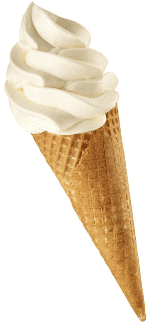 Ice Cream Cone Vanilla Ice Cream, HD Png Download PNG image with transparent background