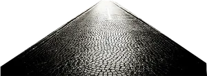 Vanishing Roadat Night PNG Image