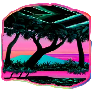 Vaporwave Aesthetic Png Ebv PNG Image