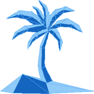 Vaporwave Palm Tree Aesthetic.png PNG Image