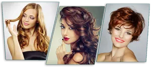 Variety Hairstyles Beauty Parlour PNG Image