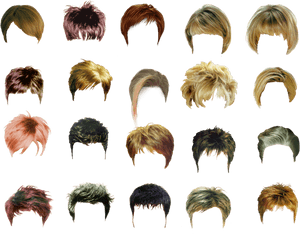 Transparent Mens Hair Png - Psd Hair For Photoshop, Png Download PNG with transparent background