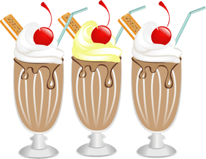 Milkshake,frozen Dessert,food,drink,clip Art,dessert,ice - Transparent Milkshakes Clipart, HD Png Download PNG with transparent background