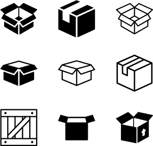 Boxes - Box Vector PNG