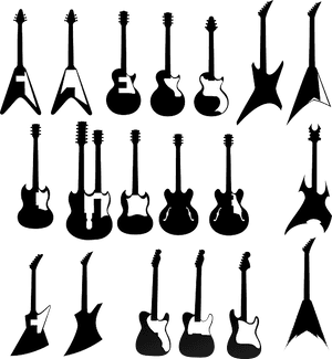 Shape Of Electric Guitar, HD Png Download PNG image with transparent background