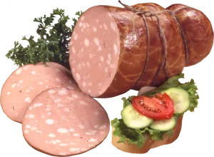 Varietyof Ham Slices PNG Image