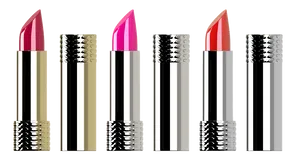 Varietyof Lipsticks Display PNG Image