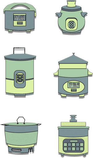 Cartoon Cute Simple Rice Cooker Png And Psd - Rice Cooker, Transparent Png PNG image with transparent background