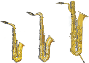 Baritone Saxophone - Saxophone, HD Png Download PNG with transparent background
