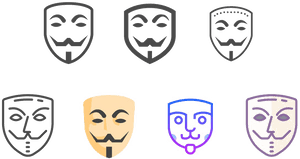 Anonymous Face Png, Transparent Png PNG with transparent background