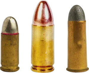 Various Caliber Bullets PNG Image