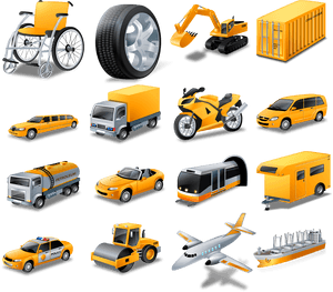 Free Vector Transportation Icons - Icon Vector Transportation Png, Transparent Png PNG image with transparent background