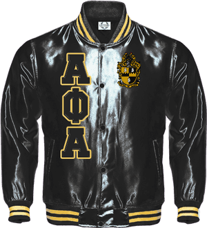 Alpha Phi Alpha Satin Baseball Bomber Jacket - Baseball Jacket C Purple, HD Png Download PNG image with transparent background