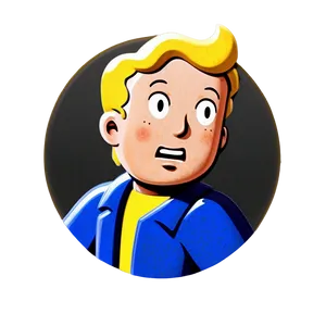 Vault Boy Game Emblem Png Uqc PNG Image