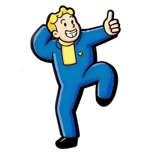 Vault Boy Promotional Art Png Sbm65 PNG Image