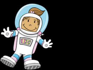 Vector Astronaut Free Download On Unixtitan - Kid Astronaut Clipart, HD Png Download PNG image with transparent background