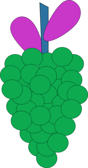 Vector Clip Art - Cartoon Grape Vine Png, Transparent Png PNG image with transparent background