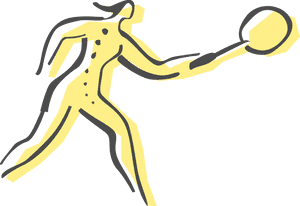 Vector Illustration Of Sport Of Badminton Player With - Badminton, HD Png Download PNG image with transparent background