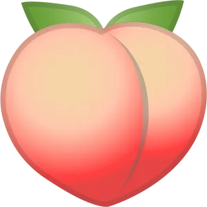 Vector Illustrationof Peach PNG Image
