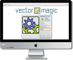 Vector Magic Desktop Application Screenshot PNG image with transparent background