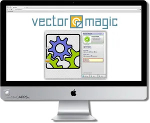 Vector Magic Desktop Application Screenshot PNG Image