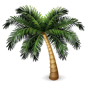 Vector Palm Tree Emoji Png Fcy PNG Image