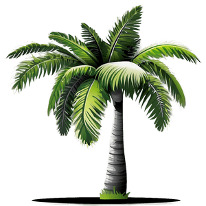 Vector Palm Tree PNG rud58 PNG image with transparent background