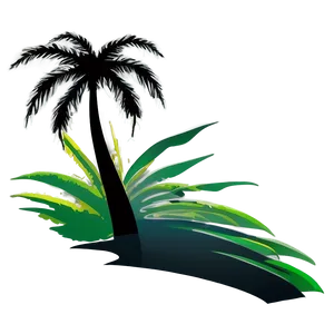 Vector Palm Tree Silhouette Png Okd67 PNG Image