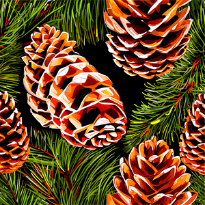 Vector Pine Cone PNG 06202024 PNG