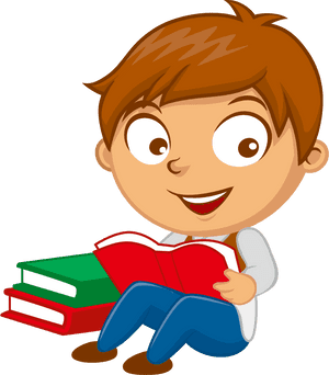 Vector Reading School Boy Png Download - Boy Png Clipart, Transparent Png PNG image with transparent background
