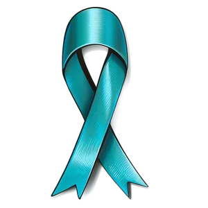 Vector Teal Ribbon Clipart Png Tqw45 PNG Image