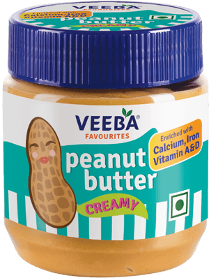 Veeba Peanut Butter Crunchy 340 Gms, HD Png Download PNG with transparent background