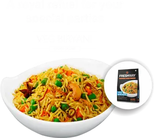 Veg Biryani Online Order Advertisement PNG Image