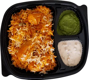 Veg Biryani Takeout Meal PNG Image