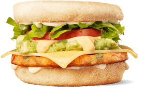 Vegan Avocado Muffin - Vegan Burger Hungry Jacks, HD Png Download PNG image with transparent background