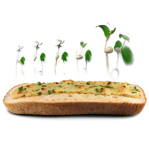 Vegan Garlic Bread Png Rkl PNG Image