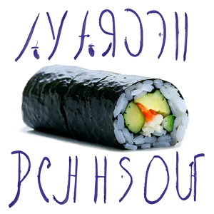 Vegan Sushi Roll Png Mki85 PNG Image