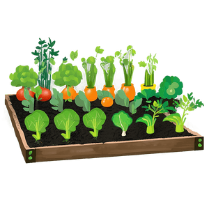 Vegetable Garden Planning PNG 06112024 PNG image with transparent background