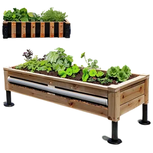 Vegetable Garden Planter Box Png Rkw PNG Image