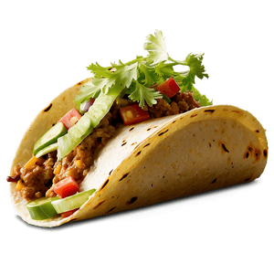 Vegetarian Taco PNG 05042024 PNG image with transparent background