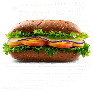 Veggie Delight Sandwich PNG 3 PNG