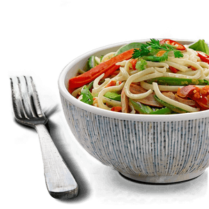 Veggie Noodles Bowl PNG vor PNG