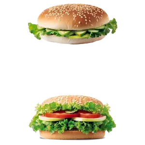 Veggie Whopper Png Kjq74 PNG Image