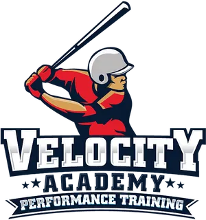 Velocity Academy Baseball Logo PNG Image