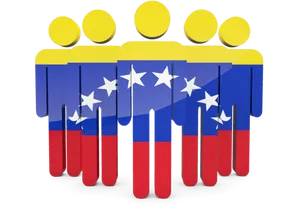 Venezuela Flag People Icon PNG Image