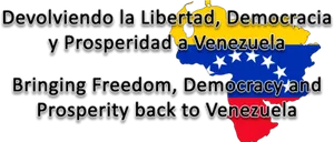 Venezuela Liberty Democracy Prosperity Banner PNG Image