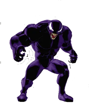 Venom Character Artwork PNG Image