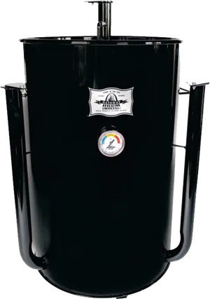 Vertical Charcoal Smoker Black PNG Image