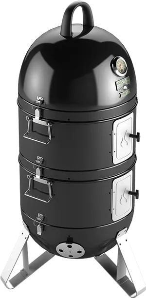 Vertical Charcoal Smoker Product Image PNG Image